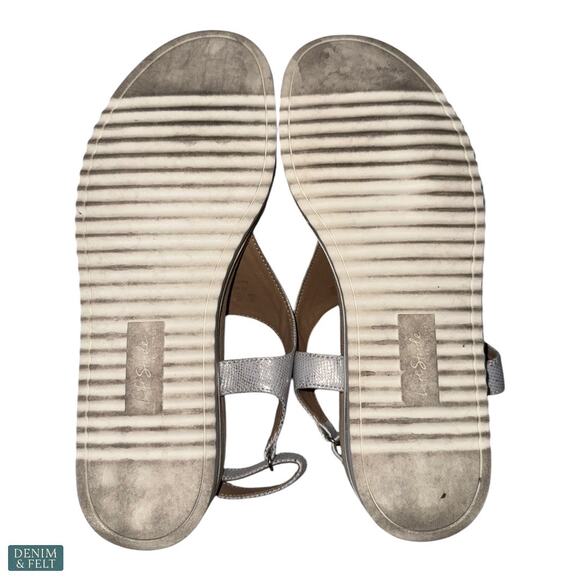 LifeStride Velocity 2.0 Soft System Buckle Thong Sandals Gold Size 10 - Picture 14 of 16